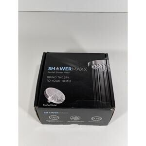Showermaxx Rainfall Showerhead Brushed Nickel Round High Pressure Rain‎ Shower